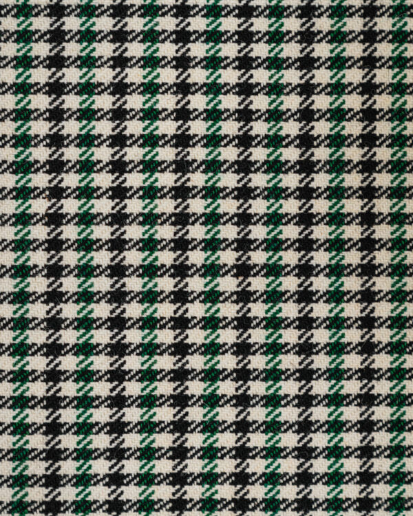 Pepita black, green and white fabric for your Porsche.