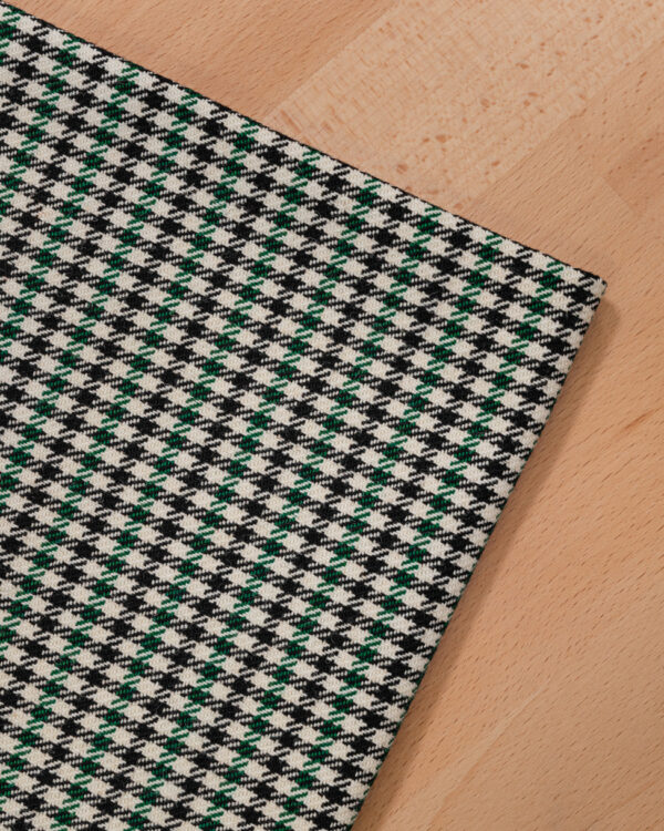 Pepita black, green and white fabric for your Porsche.