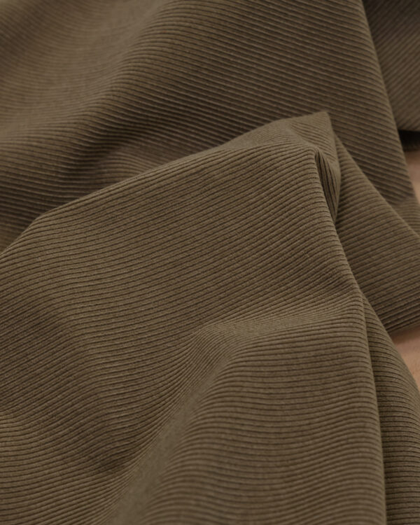 Kordsamt / Corduroy / Cord / Cord velvet fine fabric in beige.