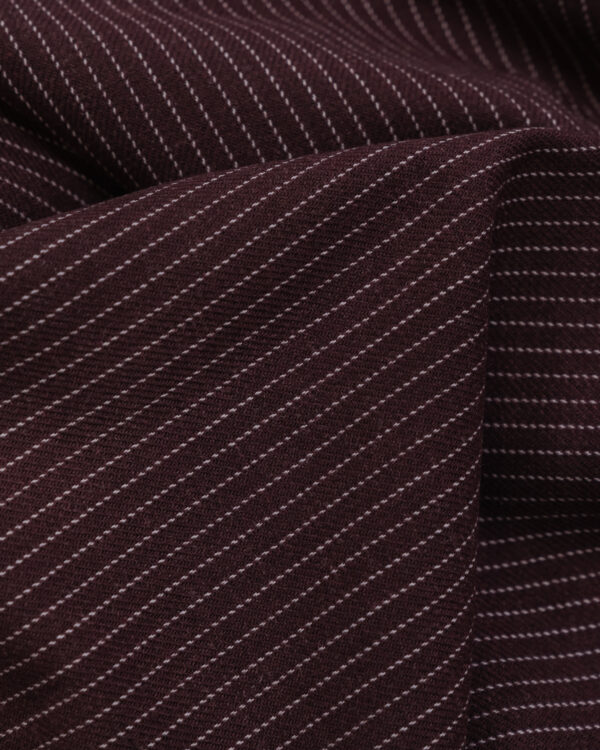 Flannel Bordeaux red with white stripes fabric for your Porsche.