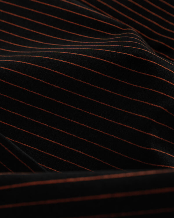 Pinstripe black & red fabric for your Porsche.