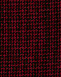 Vichy black & red small fabric for your classic Volkswagen or Opel.