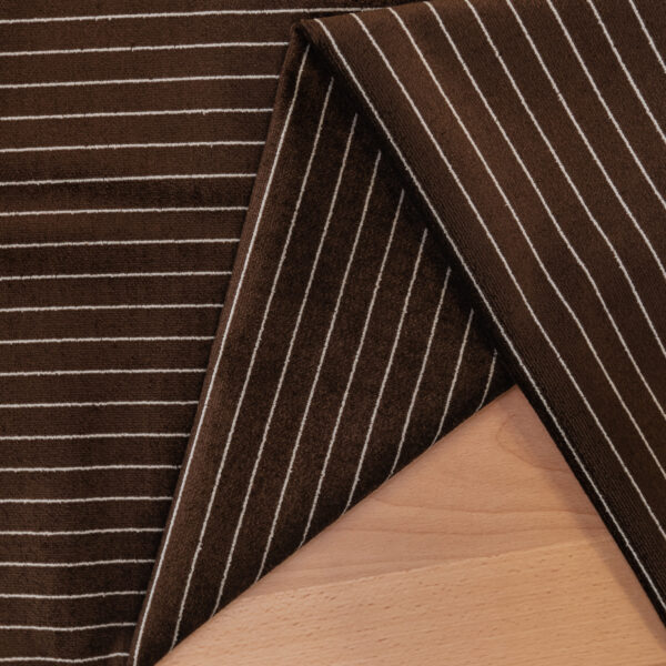 Pinstripe brown & white fabric for your Porsche 911, 924, 928, 944, 911SC and 911 Turbo models.