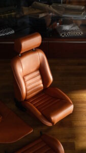 Nurburgring R seat customized in 2 tone cognac