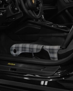 Side bolster protector set for Porsche 918 LWB carbon lightweight bucket seats