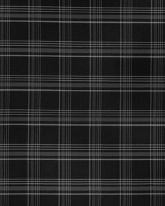 Tartan black and gray fabric. Originally used in the Volkswagen Golf MK7 models like GTI, GTE and GTD.