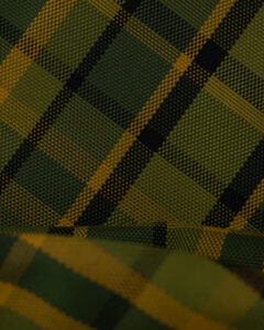Karo green, yellow & black fabric for your classic Volkswagen