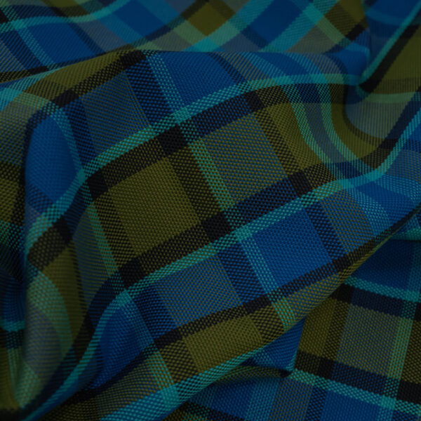 Karo blue, green & black fabric for your classic Volkswagen models