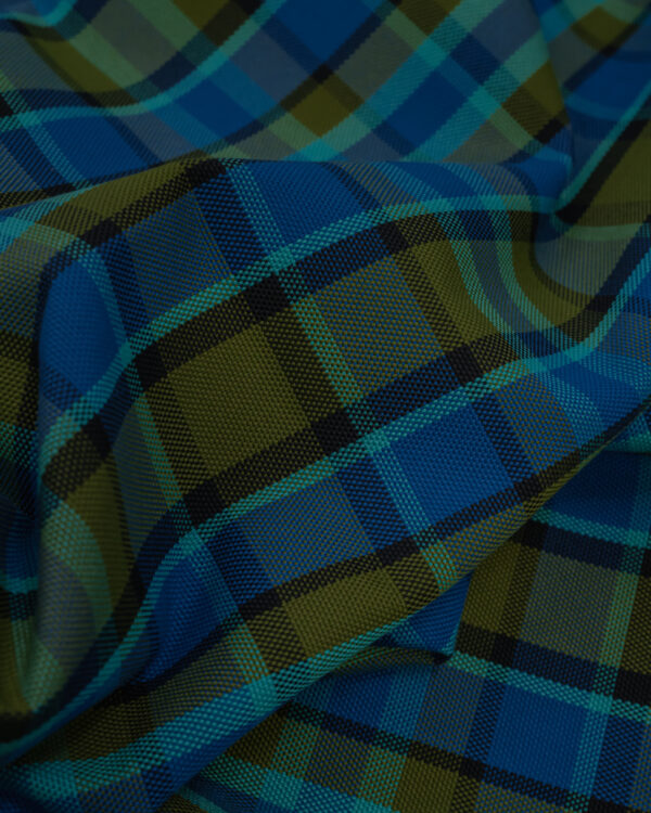 Karo blue, green & black fabric for your classic Volkswagen models