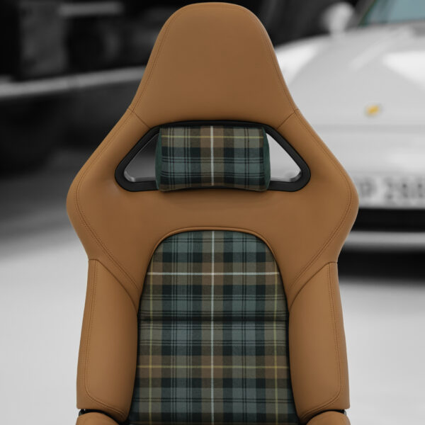 Headrest pillow for Porsche folded 997 carbon bucket seats