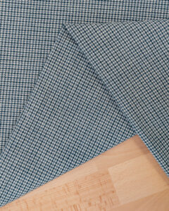 Houndstooth grey & light blue fabric for your BMW.